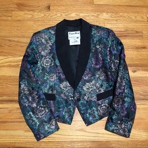 Pioneer Wear Vintage Floral Embroidered Blazer 12